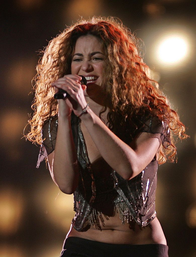 Shakira en cantó en Mumbai, India Shakira en cantó en Mumbai, India